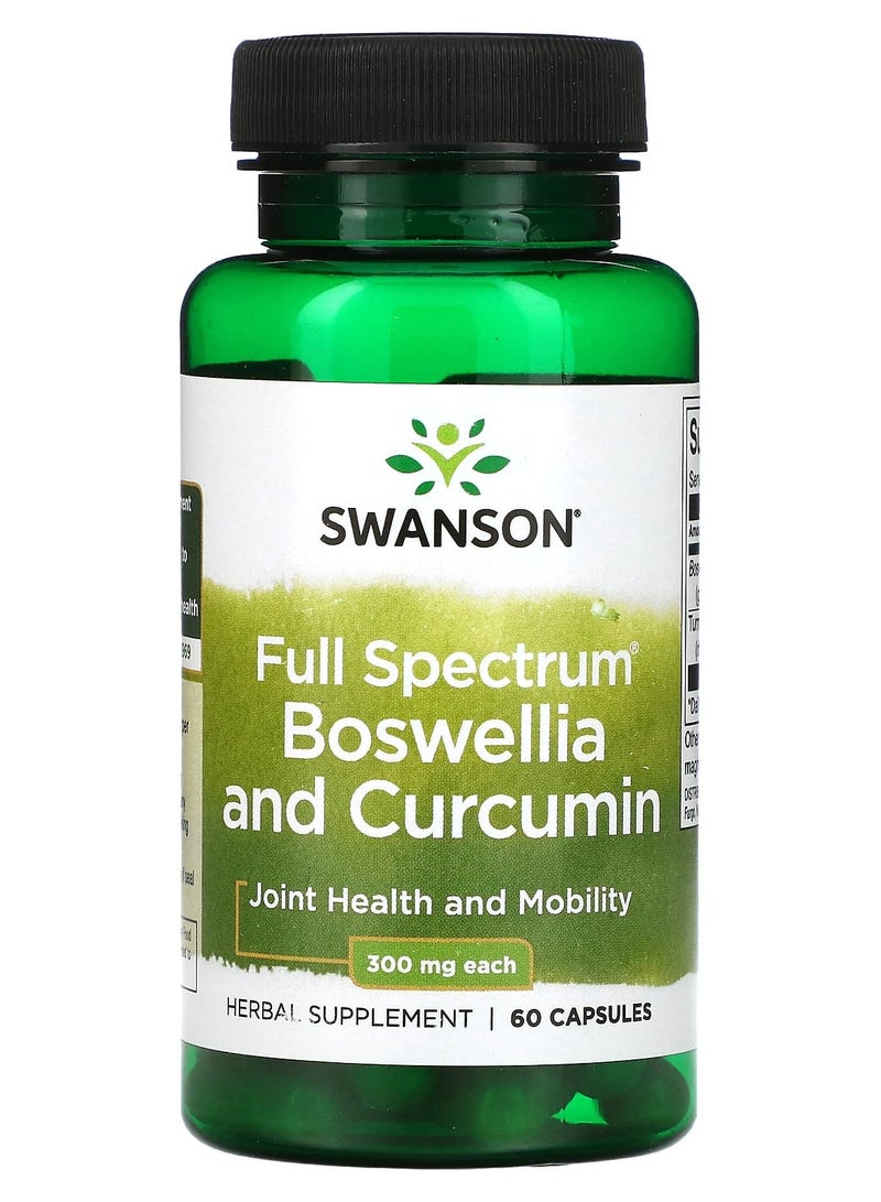 SWANSON Full Spectrum Boswellia and Curcumin 300mg 60Capsules