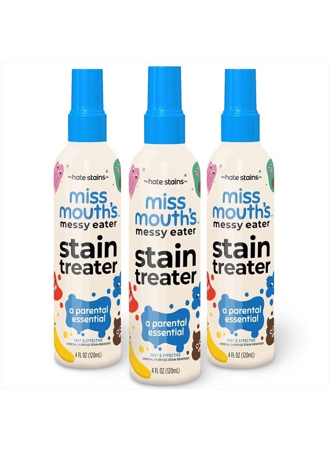 Miss Mouth's (Pack of 3) Messy Eater Stain Treater Spray 3x4oz  - Image 1