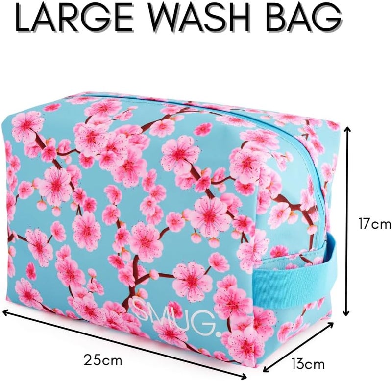SMUG Unisex Wash Bag - Cherry Blossom Toiletry Bag - Image 5
