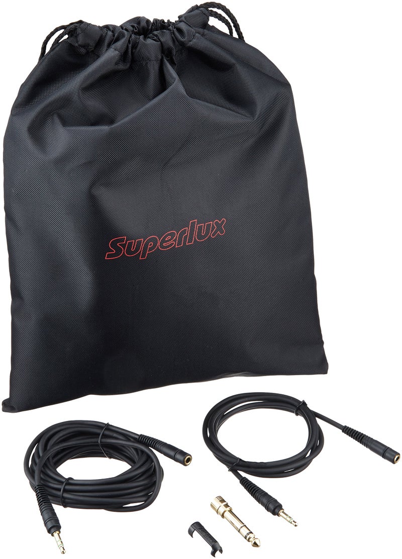 Superlux HD-681 EVO Professional Monitoring Headphones, White - Image 4