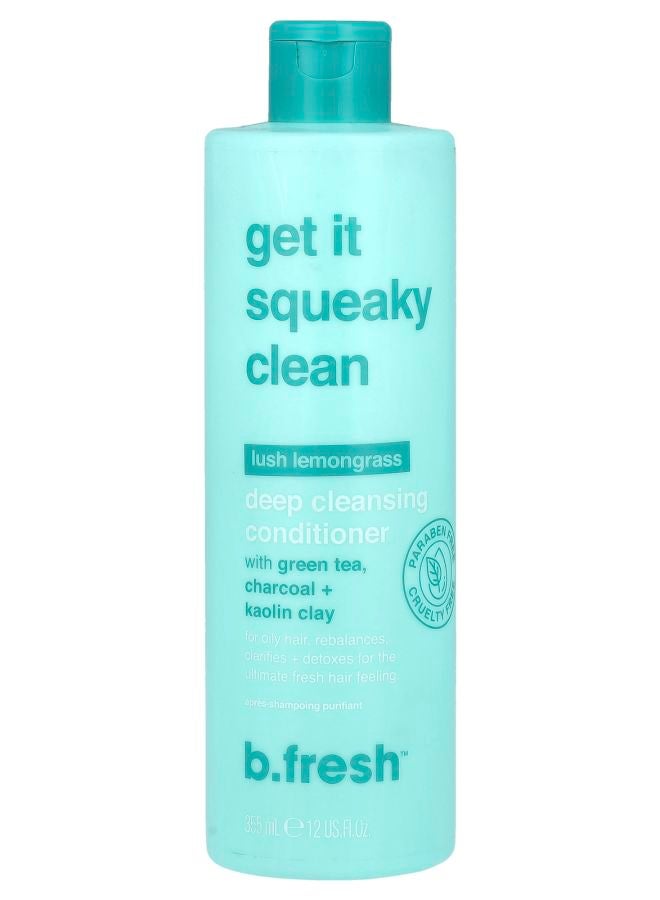 Get It Squeaky Clean Deep Cleansing Conditioner For Oily Hair Lush Lemongrass 12 fl oz (355 ml)