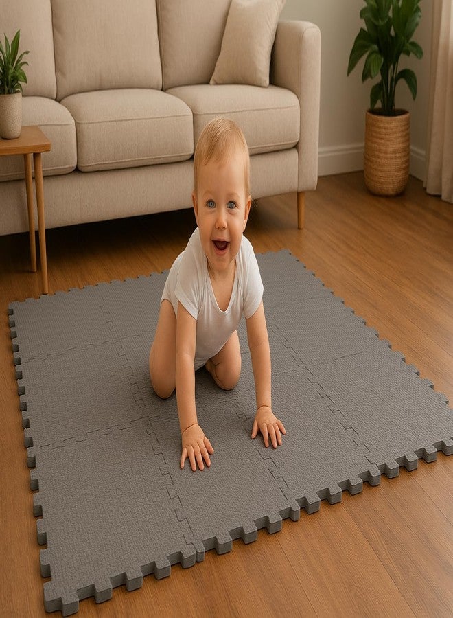 RGKJAS EVA Foam Puzzle Mats | Interlocking Floor Tiles for Kids, Gym, Prayer | Soft Cushion, Lightweight, Washable & Travel-Friendly 30x30cm Size and 1cm Thickness eash mat (10 pcs) - Image 1