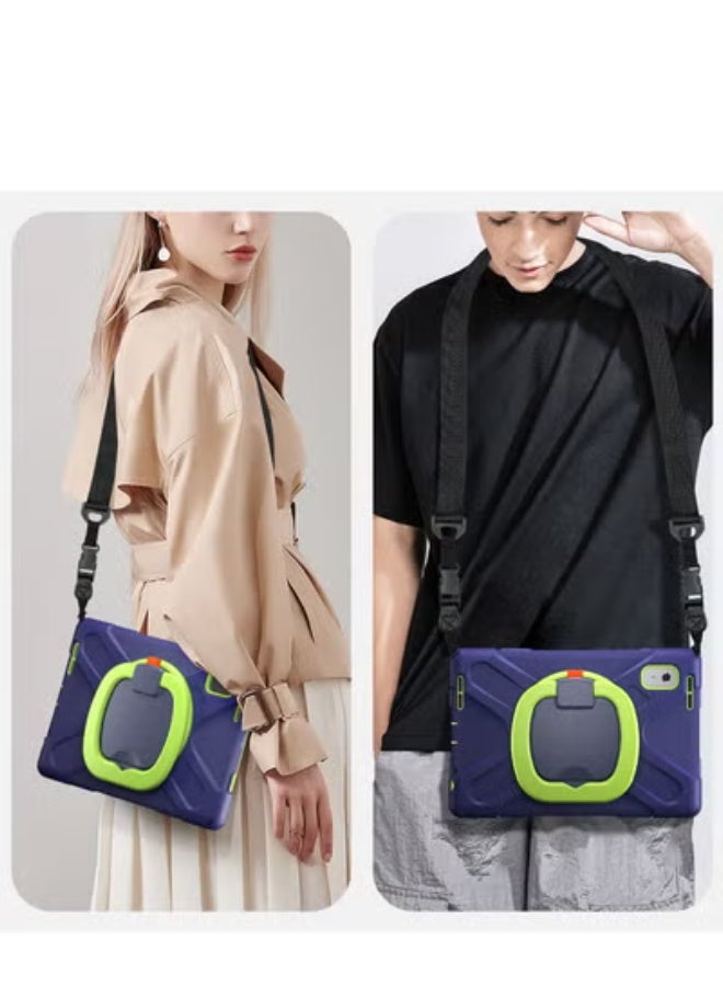 GULFLINK Back Cover Protect Case for Lenovo M9 TB-310FU 2023 Navy-Blue/Lime - Image 5