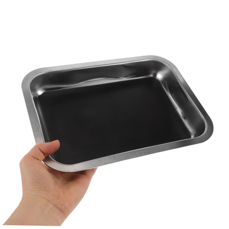 Stainless Steel Dissecting Tray 26X19X4CM Biology Lab Pan Easy Clean School Educational - Image 5