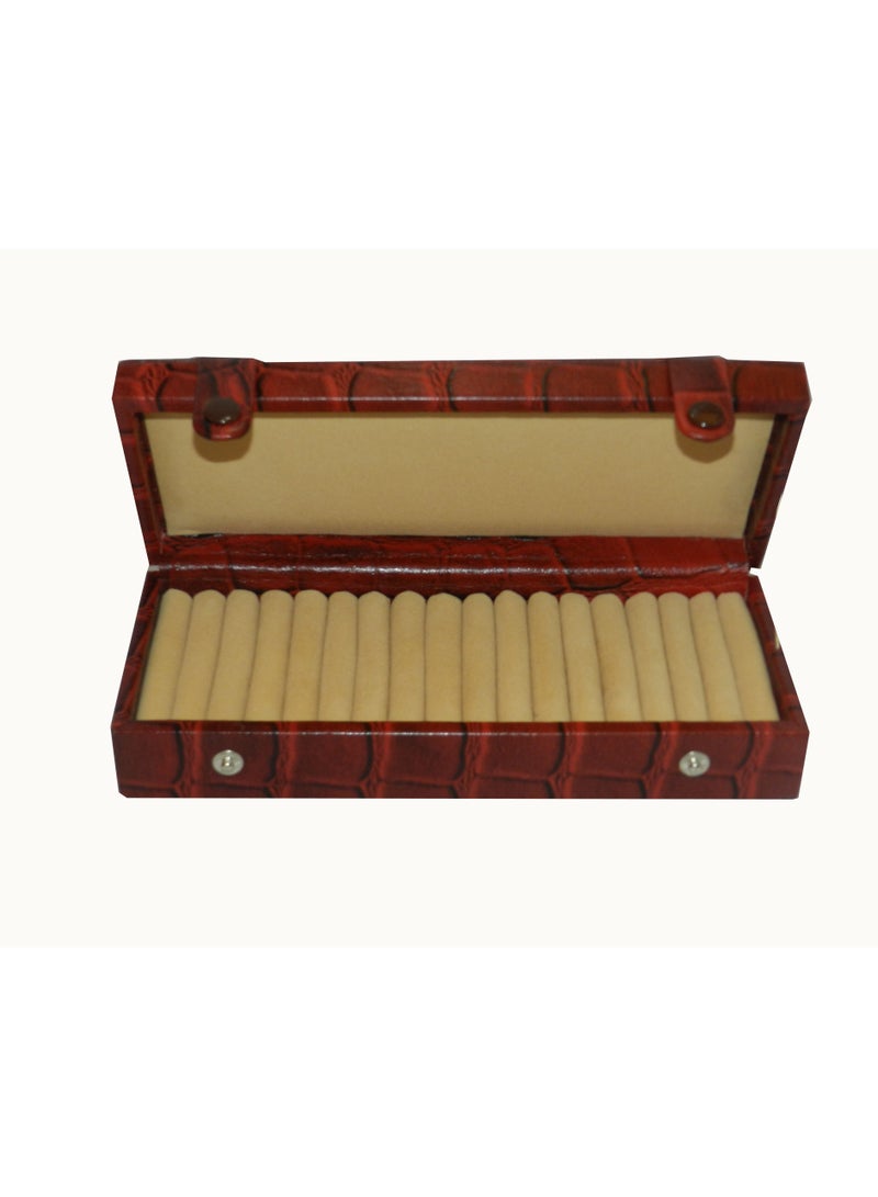 LAVERI LEATHER Laveri Ring Storage Display Box with Ring Holder Showcase for Store Display, Jewelry Show & Home ~ Jewelry Tray Organizer  - Image 1