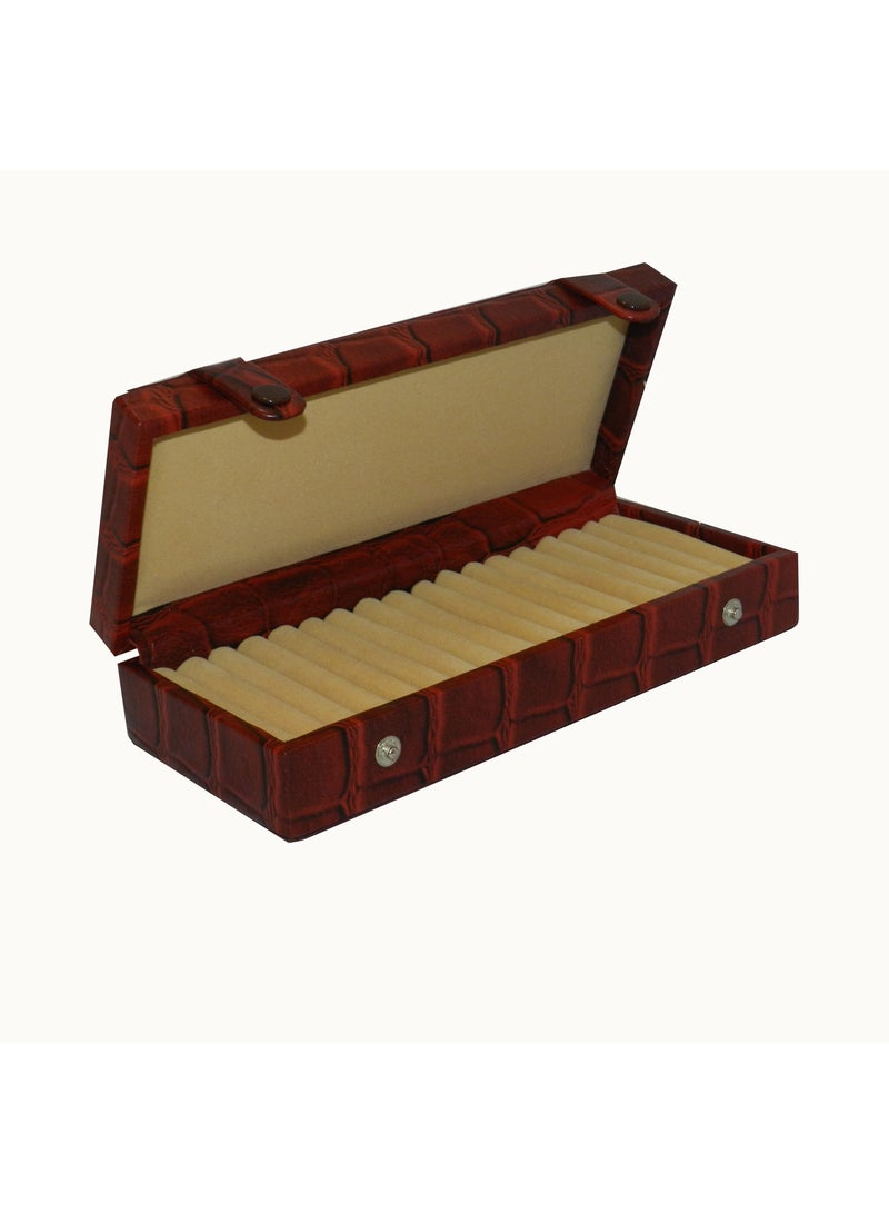 LAVERI LEATHER Laveri Ring Storage Display Box with Ring Holder Showcase for Store Display, Jewelry Show & Home ~ Jewelry Tray Organizer  - Image 4