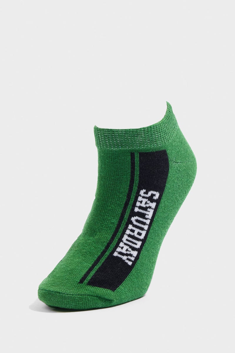 DeFacto Multicolour Boy Boy Printed 7 piece Short Socks Casual - Image 2