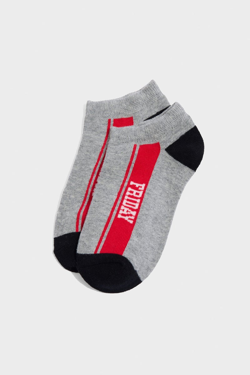 DeFacto Multicolour Boy Boy Printed 7 piece Short Socks Casual - Image 3