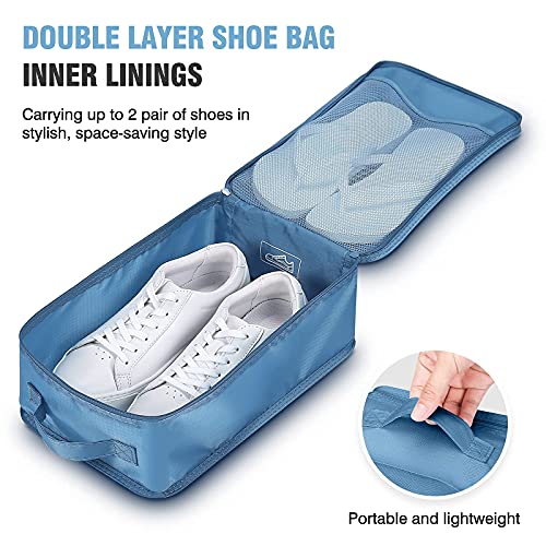 Mossio Packing Organizers,Mossio 6 Set Mesh Bag for Home,Travel and Daily Use Sea Blue - Image 2