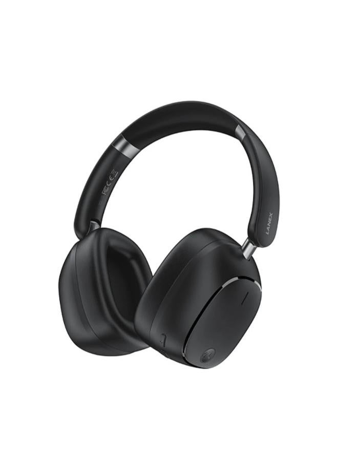 LANEX Lanex LT33 ANC Wireless Headset - Black  - Image 1