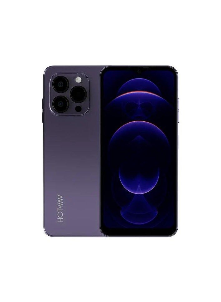 هوتواف هاتف ذكي Note 13 Pro بسعة تخزين 8 جيجابايت + 256 جيجابايت وشاشة عالية الدقة مقاس 6 أقدام و6 بوصات باللون البنفسجي - Image 1