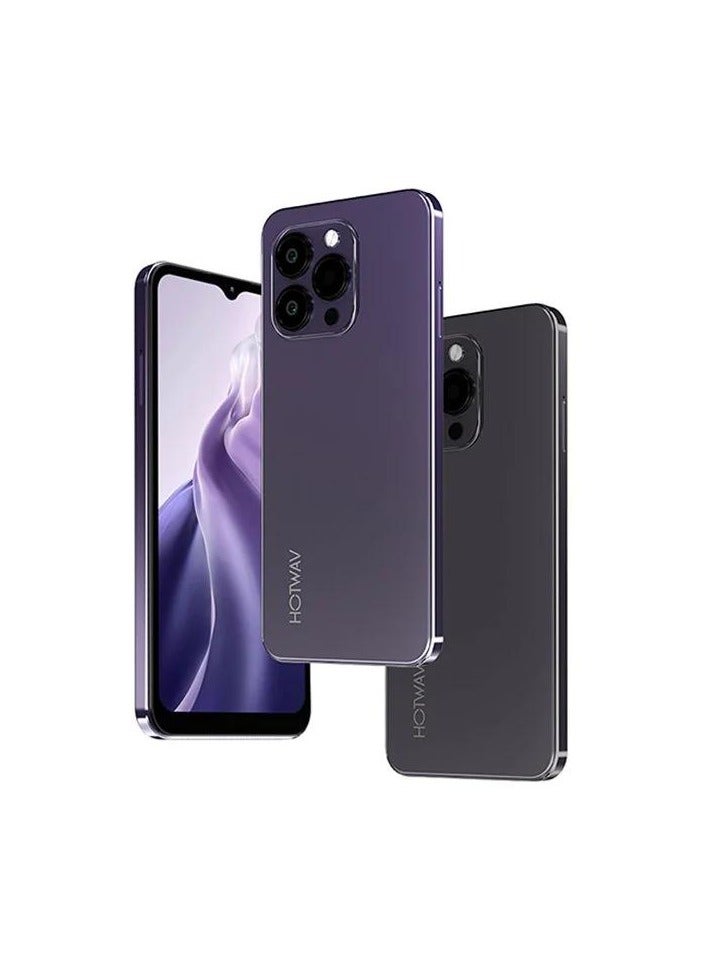هوتواف هاتف ذكي Note 13 Pro بسعة تخزين 8 جيجابايت + 256 جيجابايت وشاشة عالية الدقة مقاس 6 أقدام و6 بوصات باللون البنفسجي - Image 3
