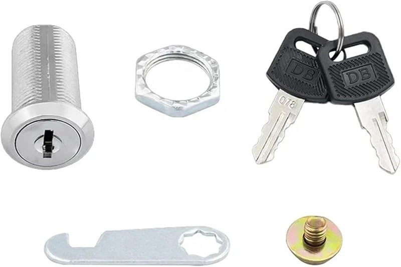 Cabinet Locks 5 Set Metal Cylinder Security Lock With Keys 16mm 20mm 25mm 30mm Color 10 - Image 5