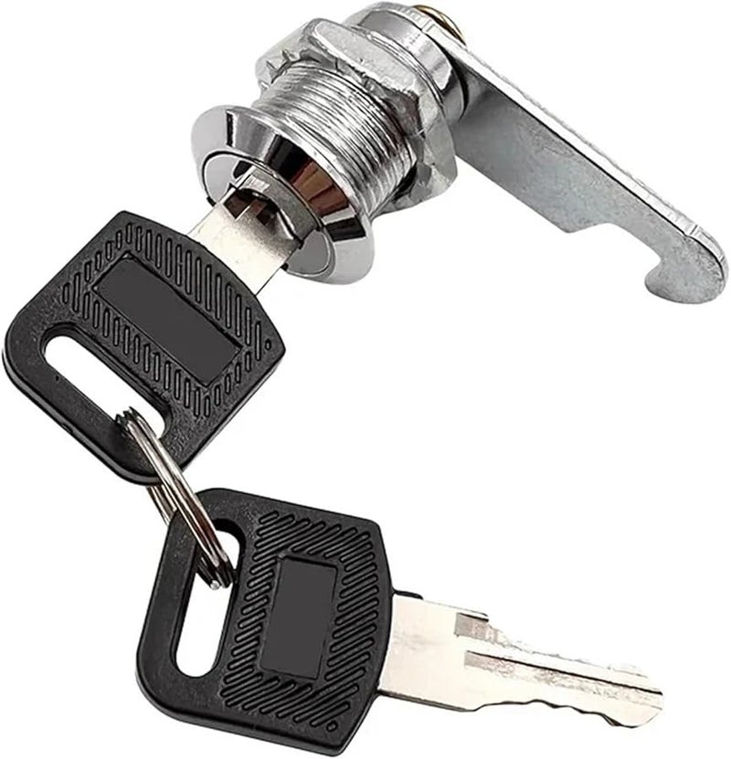 Cabinet Locks 5 Set Metal Cylinder Security Lock With Keys 16mm 20mm 25mm 30mm Color 10 - Image 2