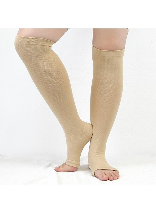 Bluejw Dedicated To Open Toe Pressure Sports Socks Multifunctional Calf Socks Fitness Elastic Socks Foot Anti-slip Stockings  - Image 1