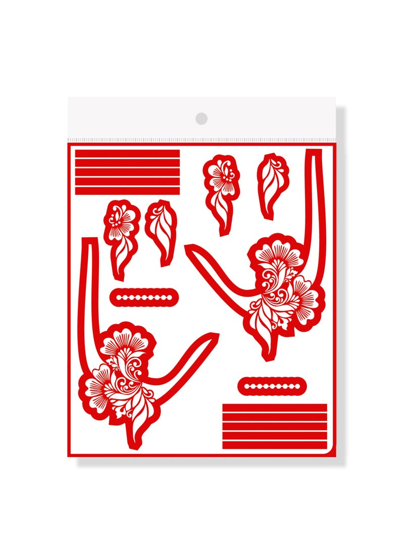 Generic - Majarat henna sticker- Arabic henna design sticker for two hands - GASSA for Adults – G301 - Image 1