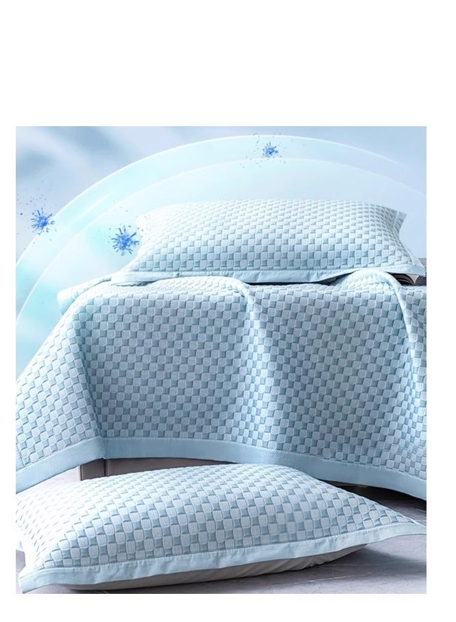 MIIOW طقم ملاءة سرير صيفية جديدة قابلة للغسل من Ice Silk Cool Mat مكون من ثلاث قطع - Image 4