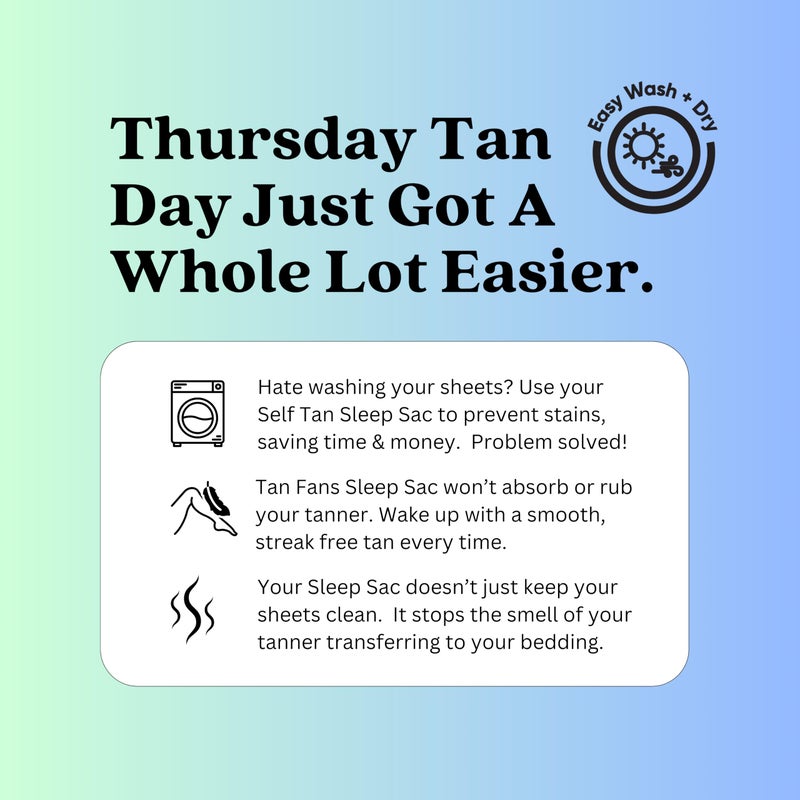 Tan Fan Self Tan Sleep Sac for Dark Tanner - Keep Sheets Clean from Dark Tan Stains - 100% Cool Silky Poly - Thicker Bottom - Lightweight Top - Won’t Rub or Absorb Tanner - Roomy Foot Openings (Pink) - Image 5