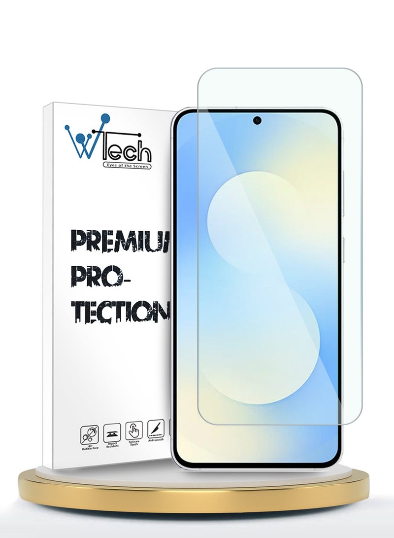 Wtech Samsung Galaxy S25 FE 5G 2025 WTech Premium Series Curved Edges 9H 2.5D Tempered Glass Screen Protector (MSG9CN) - Clear - Image 1