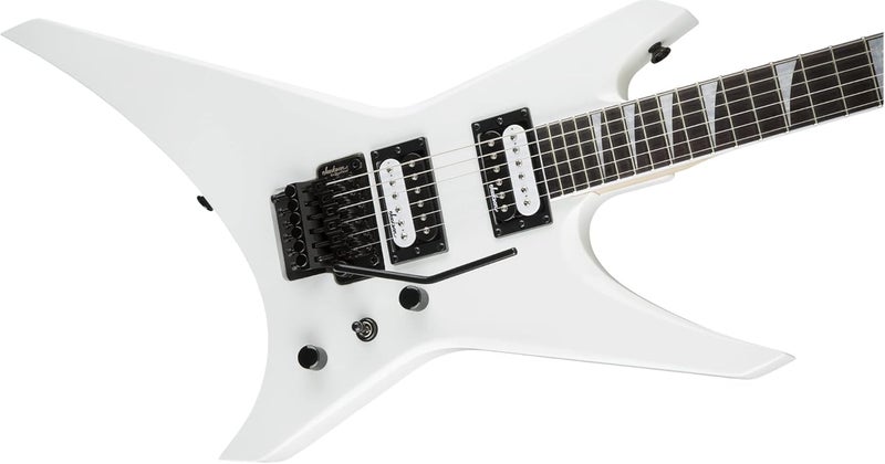 Jackson JS Series Warrior JS32 Electric Guitar Snow White Bundle with with Cable Strap Tuner Picks and Austin Bazaar Instructional DVD - Image 3