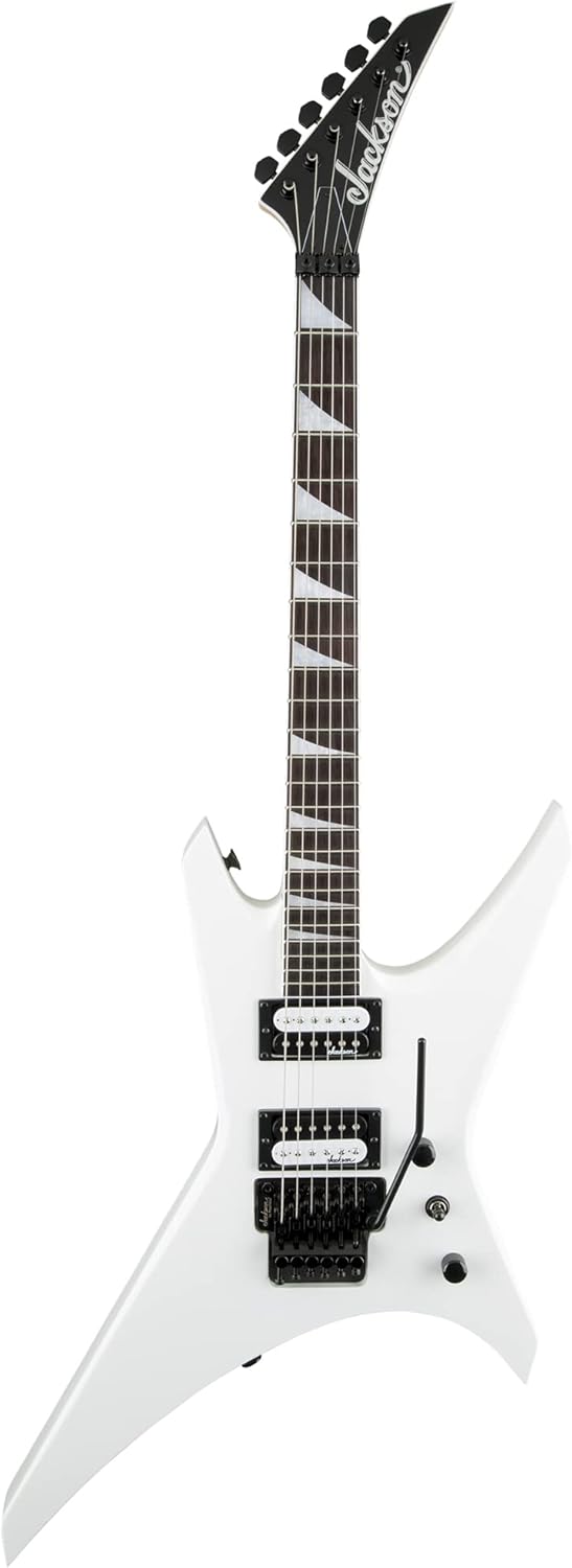 Jackson JS Series Warrior JS32 Electric Guitar Snow White Bundle with with Cable Strap Tuner Picks and Austin Bazaar Instructional DVD - Image 2
