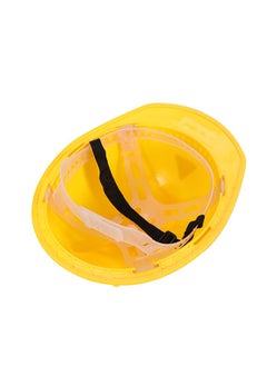 LAWAZIM Safety Helmet -Yellow- Impact-Resistant HDPE Protective Hard Hat with Adjustable Chin Strap and Headgear - for Construction Sites, Industrial Work, Engineering Projects, and Outdoor Work  - Image 4