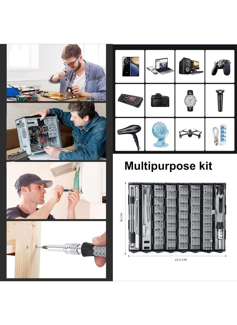 Y&D 126 In 1 Magnetic Screw,Laptop,Mobile Phone Repair And Disassembly Repair Tool Precision Multifunctional Screwdriver Set  - Image 5