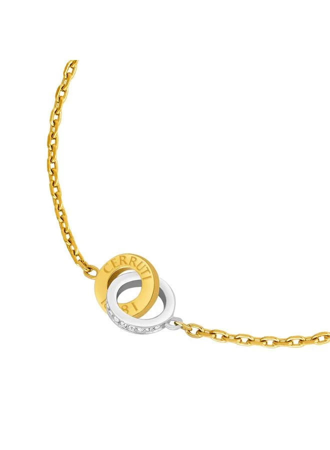 شيروتي 1881 Lavinia Gold Plated Stainless Steel Chain Bracelet for Women