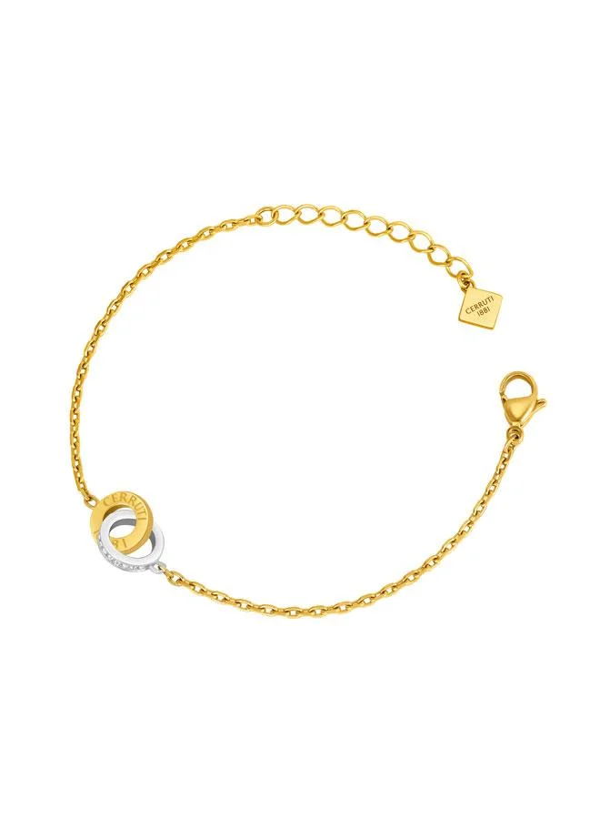 شيروتي 1881 Lavinia Gold Plated Stainless Steel Chain Bracelet for Women