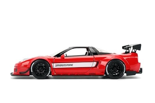 Jada Toys JDM Tuners 124 Scale DieCast 2002 Honda NSX TypeR Japan Spec Opening Doors Detailed Interior Rubber Tires Collectible for Ages 8Red - Image 5