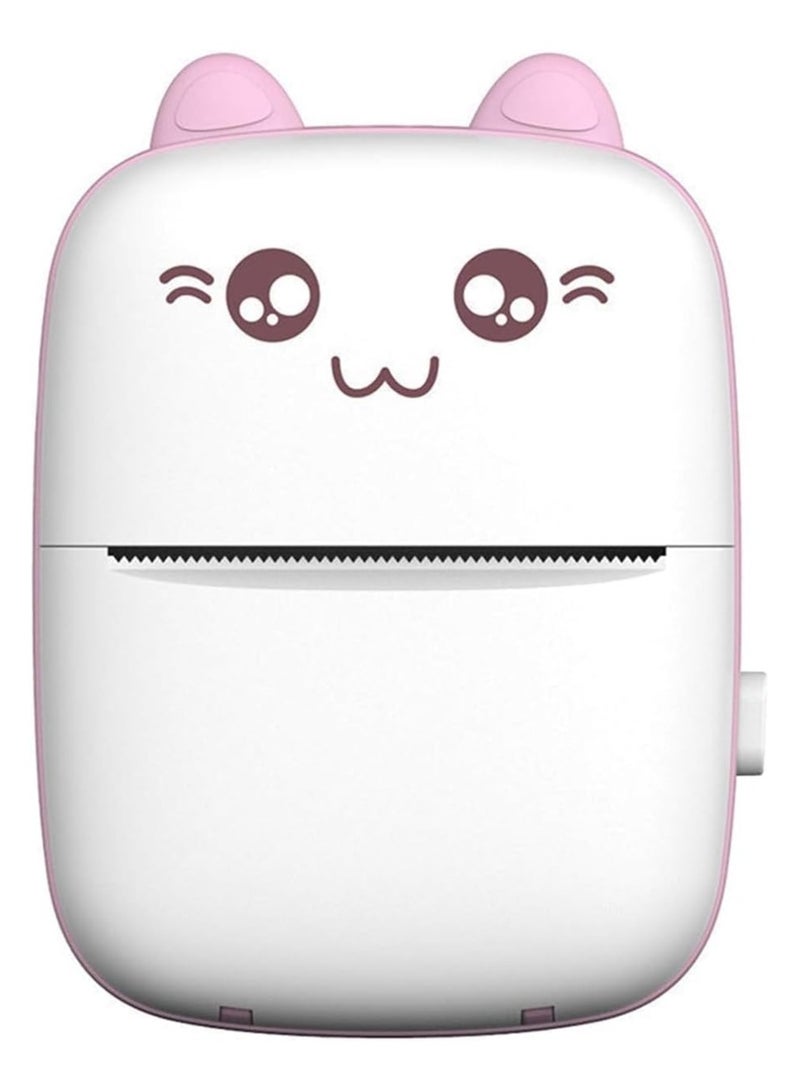 DubaiGallery Portable Mini Pocket Printer BT Thermal Printer with Thermal Printing Paper USB Cable for Note Photo Web Document Printing - Image 2