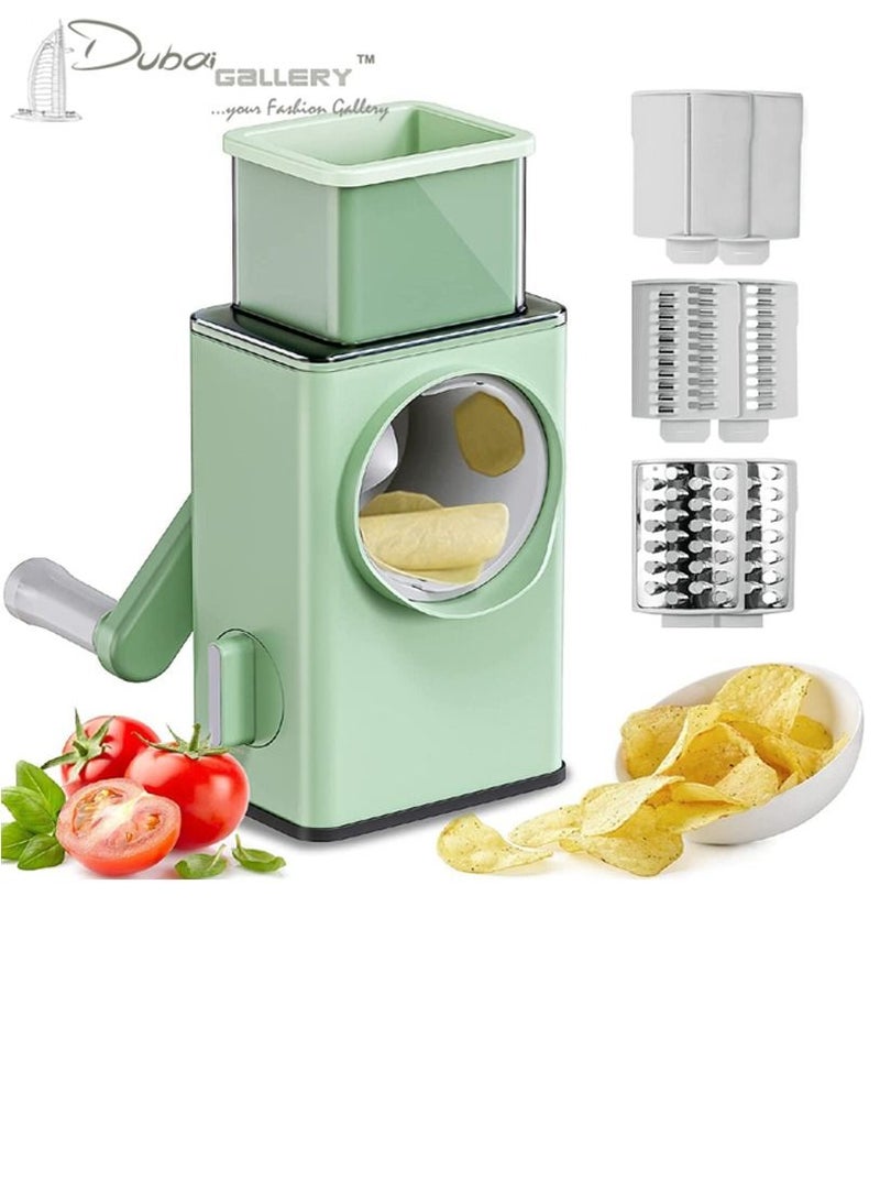DubaiGallery Vegetable Slicer Stainless Steel for Home Cut Potatoes Sweet Potatoes Vegetables Baby Food Slicer Cut Machien Safe  - Image 1