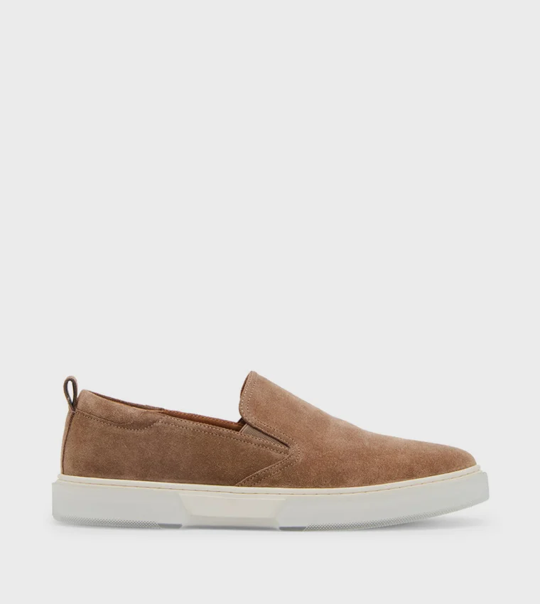 STEVE MADDEN Lansten Round Toe Slip-On Shoes
