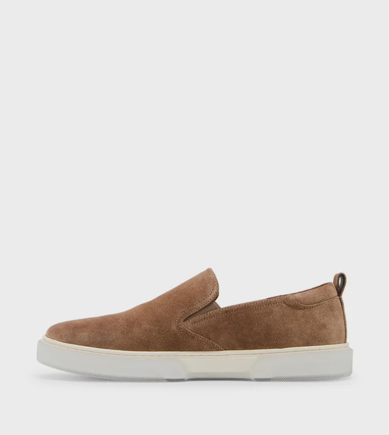 STEVE MADDEN Lansten Round Toe Slip-On Shoes