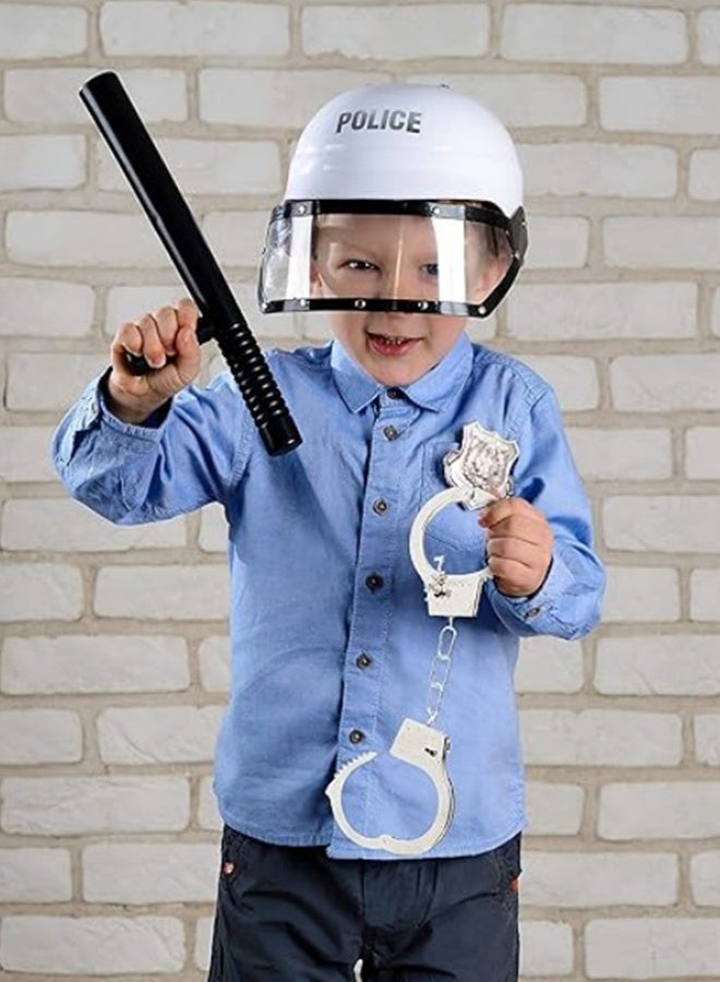 2 pcs Metal Handcuffs With Keys Toy Police Costume Prop Accessories - Image 4