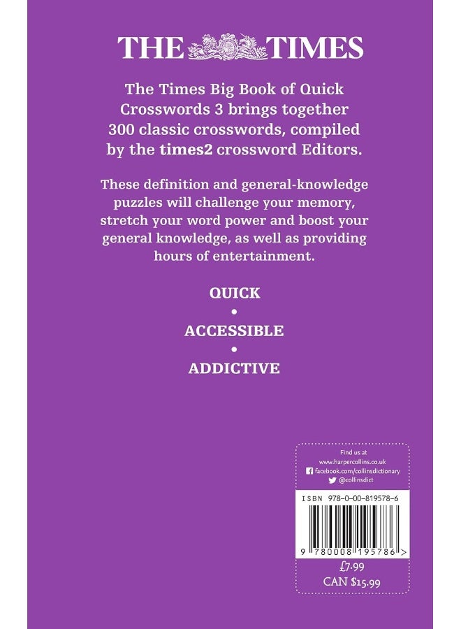 The Times Big Book of Quick Crosswords 3: 300 world-famous crossword puzzles - Image 2