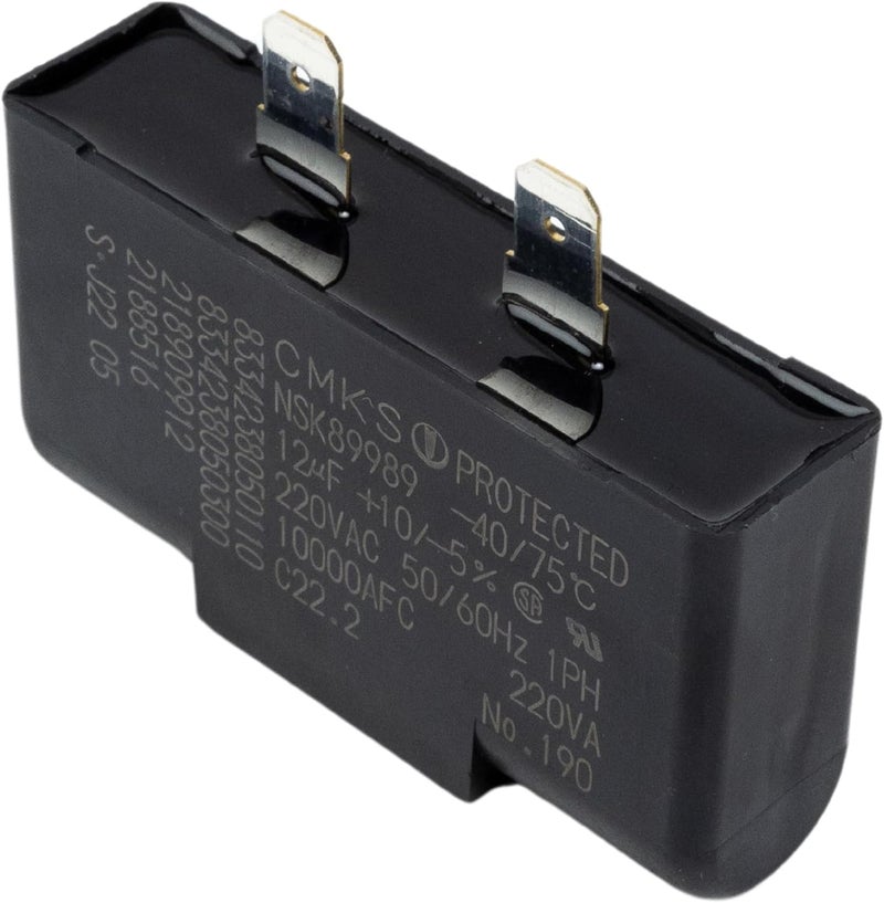 Frigidaire 218909912 Run Capacitor for Refrigerators Black - Image 1