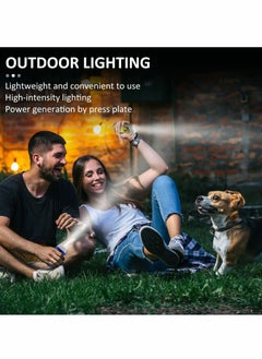 Y&D Hand Crank Flashlight No Battery Shake with LED Bright Light for Camping Home Car Gear Self Powered Charging Torch Dynamo, Yellow, Red, Grey, Blue 4 PCS  - Image 5