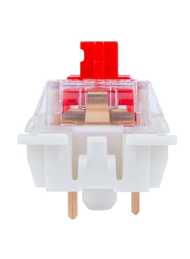 DRAKLAW 30 Pcs KeyBoard Switch Red Switches 3 Pin Key Switch - Cherry MX Equivalent DIY Replaceable Switches for Mechanical Keyboard 45gf Linear/RGB/Dustproof - Image 5