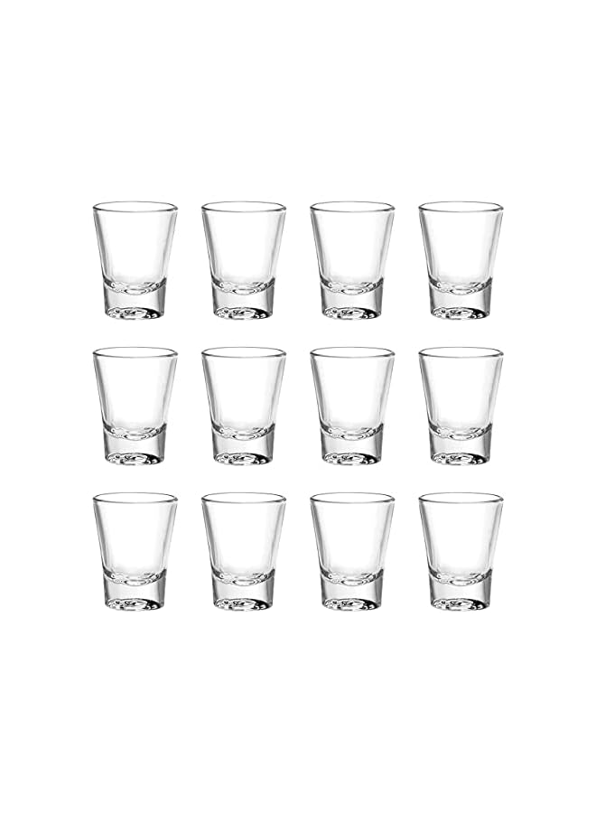 S-TOP Solo Shot Glass, Set Of 12, Clear, 60 Ml, P00110, Shot Glass, Shooter Glass, Liquor Glass, Sipping Glass, Tiny Tumbler, Appetizer Bowls. Serving Bowls - Image 2