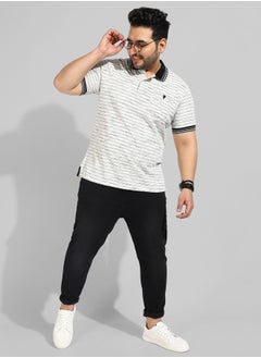 Men's White Striped Regular Fit Casual T-Shirt - pzsku/ZBBC94D22604E65FCE8E1Z/45/_/1731924240/3c8e5dcd-dea4-42de-ba25-0d5511d048bf