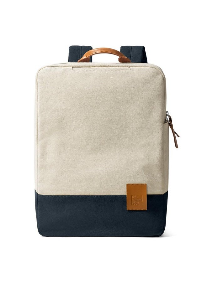 DailyObjects DailyObjects 9 to 9 Everyday Casual Laptop Backpack Compatible with upto 15" Laptop | Unisex Shoulder Travel Bag | Durable Canvas Material | Zippered Compartment with Slip Pockets | Trolley Sleeve  - Image 1