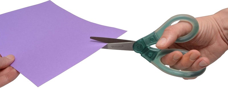 Westcott 8 GelGrip Multipurpose Scissors for Office and Home Green - Image 4