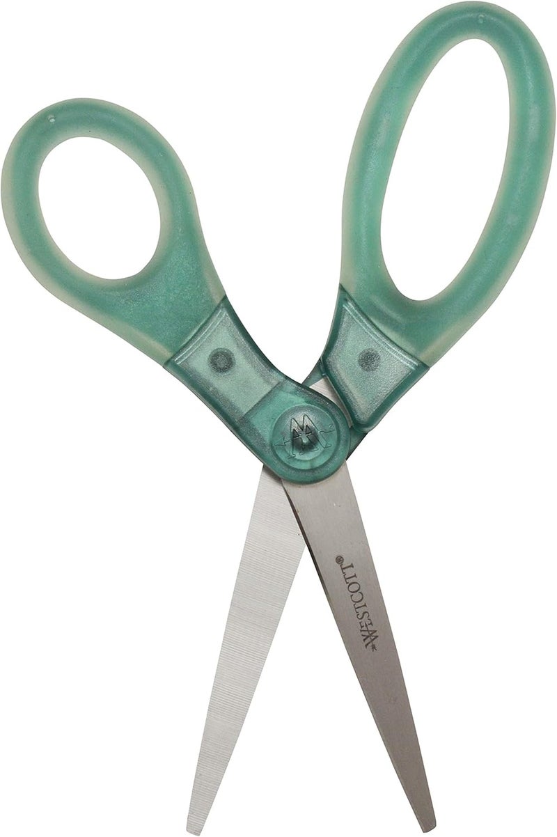 Westcott 8 GelGrip Multipurpose Scissors for Office and Home Green - Image 5