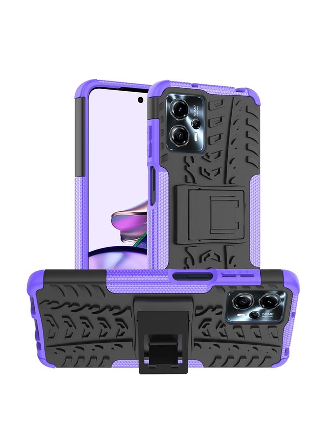 اس-توب جراب لهاتف Motorola Moto G23 مصنوع من مادة TPU + PC مع حامل - Image 1