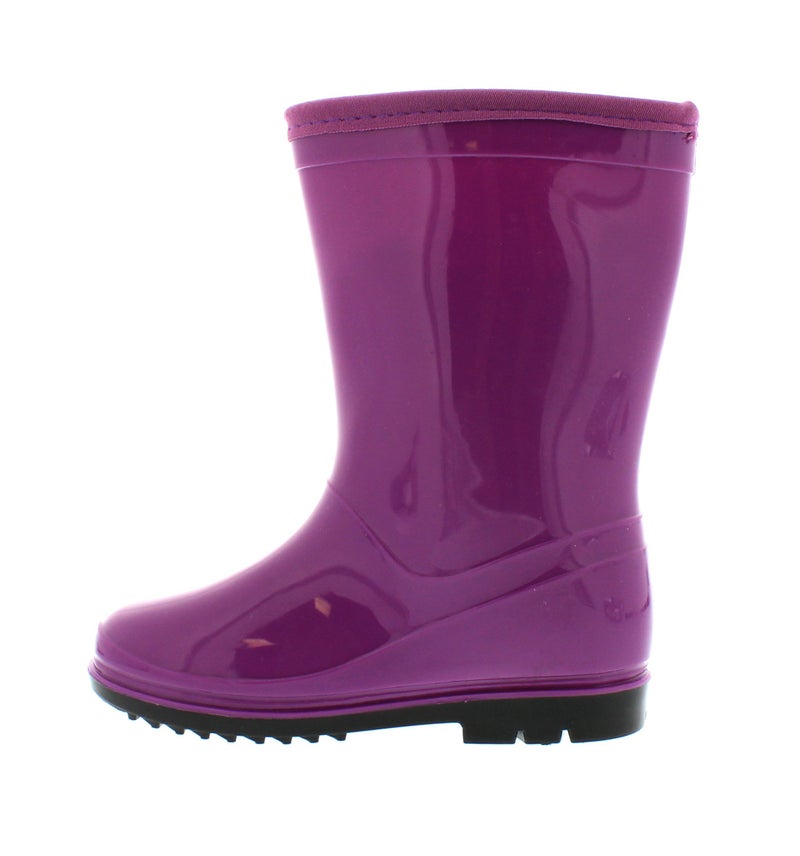Itasca Unisex-Child Youth Puddle Hopper Waterproof Rain Boot, Purple, 9.0 Standard US Width US Little Kid - Image 5