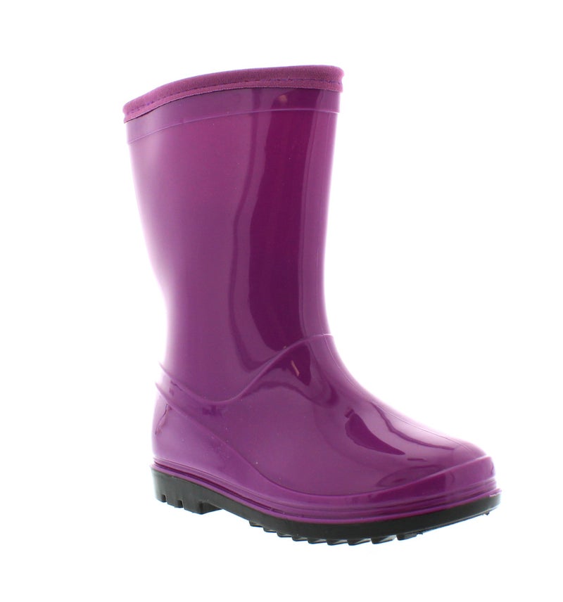 Itasca Unisex-Child Youth Puddle Hopper Waterproof Rain Boot, Purple, 9.0 Standard US Width US Little Kid - Image 2