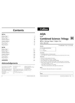 Collins AQA GCSE 9-1 Combined Science Higher Practice Papers: Ideal for the 2025 and 2026 exams  - Image 2