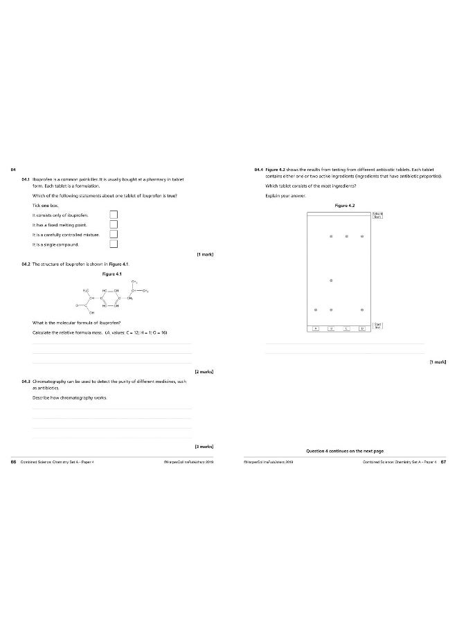 null - Collins AQA GCSE 9-1 Combined Science Higher Practice Papers: Ideal for the 2025 and 2026 exams - Image 1