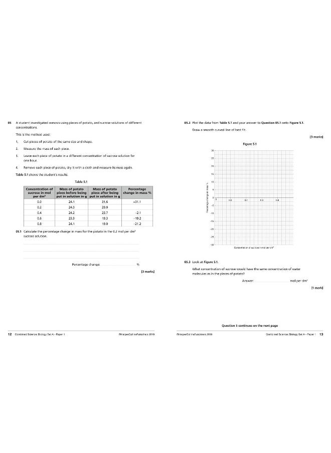 null - Collins AQA GCSE 9-1 Combined Science Higher Practice Papers: Ideal for the 2025 and 2026 exams - Image 1